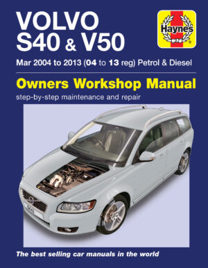 Haynes Volvo reparasjonshåndbok for Volvo S40 & V50 Diesel (2004 - 2013)