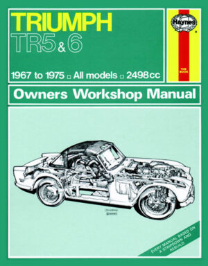 Haynes TRIUMPH reparasjonshåndbok for Triumph TR5 & 6 (67 - 75) up to P classic reprint