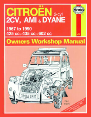 Haynes Citroen reparasjonshåndbok for Citroën 2CV