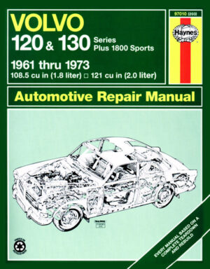 Haynes Volvo reparasjonshåndbok for Volvo 120 & 130 Series (& P1800) (61 - 73) up to M classic reprint