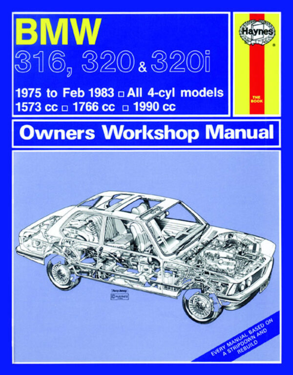 Haynes BMW reparasjonshåndbok for BMW 316