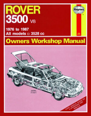 Haynes Rover reparasjonshåndbok for Rover 3500 (76 - 87) up to E classic reprint