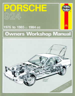 Haynes Porsche reparasjonshåndbok for Porsche 924 & 924 Turbo (76 - 85) up to C