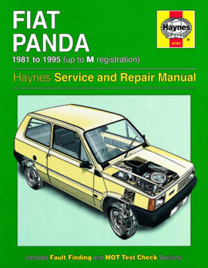 Haynes FIAT reparasjonshåndbok for Fiat Panda (81 - 95) up to M classic reprint