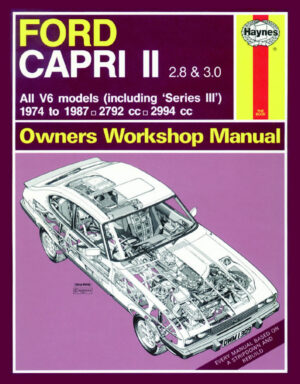 Haynes Ford reparasjonshåndbok for Ford Capri II (& III) 2.8 & 3.0 V6 (74 - 87) up to E classic reprint