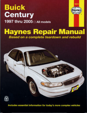 Haynes Buick reparasjonshåndbok for Buick Century ‘97 - ‘05