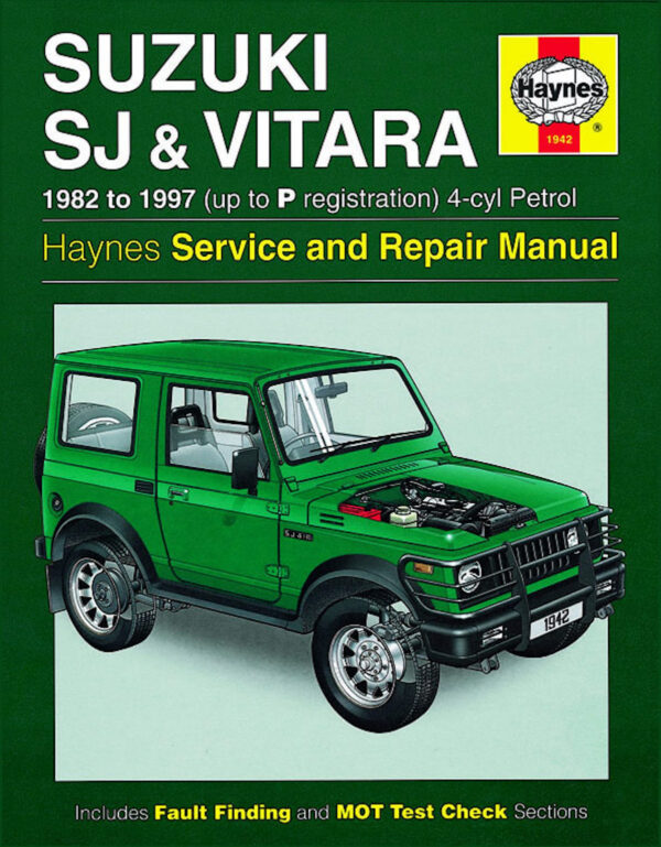 Haynes Suzuki reparasjonshåndbok for Suzuki SJ Series