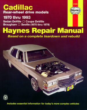 Haynes Cadillac reparasjonshåndbok for Cadillac Rear-wheel drive ‘70 - 93’