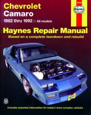 Haynes Chevrolet reparasjonshåndbok for Chevrolet Camaro ‘82 - ‘92