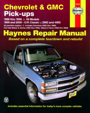 Haynes Chevrolet reparasjonshåndbok for Chevrolet & GMC Pick-ups