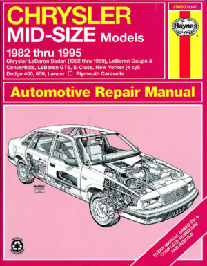 Haynes Chrysler reparasjonshåndbok for Chrysler Mid-Size Sedans (FWD) ‘82 - ‘95