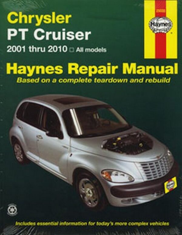 Haynes Chrysler reparasjonshåndbok for Chrysler PT Cruiser ‘01 - ‘10