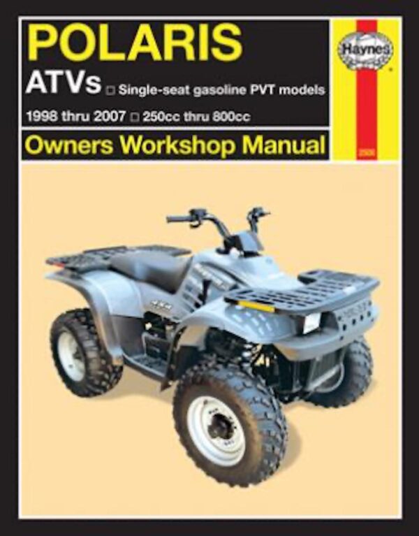 Haynes ATV reparasjonshåndbok for Polaris ATVs (98 - 06)