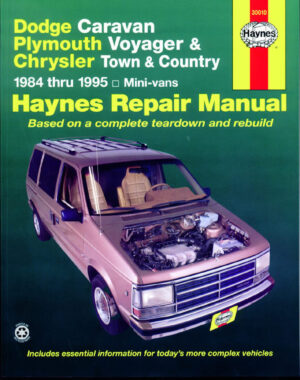 Haynes Dodge reparasjonshåndbok for Dodge & Plymouth Mini Vans ‘84 - ‘95