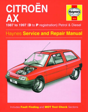 Haynes Citroen reparasjonshåndbok for Citroën AX Petrol & Diesel (87 - 97) D to P