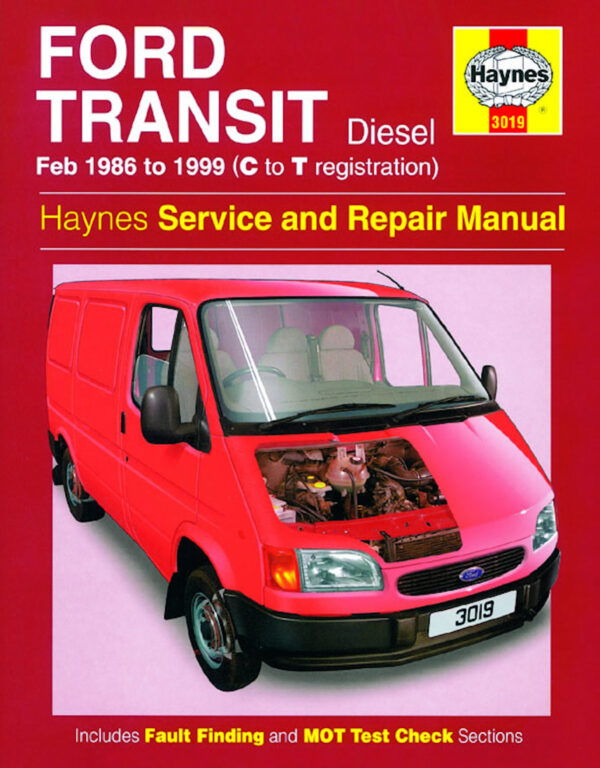 Haynes Ford reparasjonshåndbok for Ford Transit Diesel (Feb 86 - 99) C to T