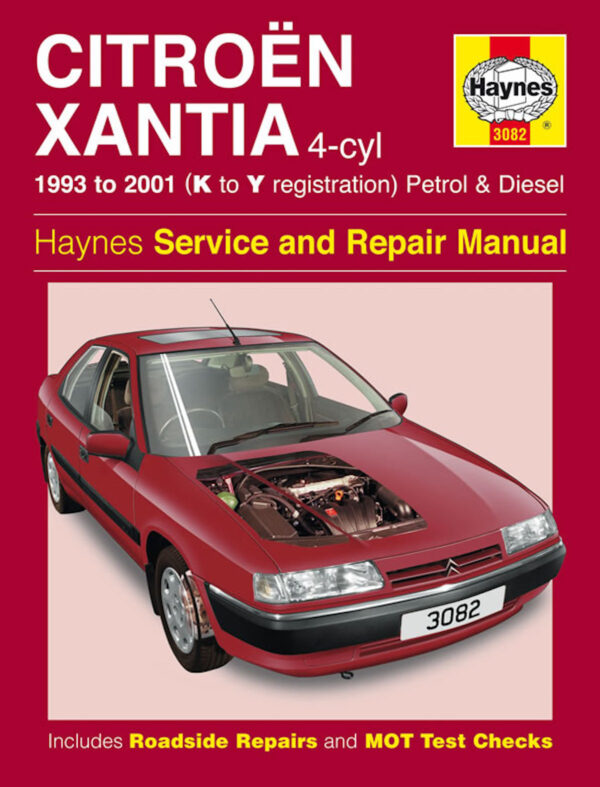 Haynes Citroen reparasjonshåndbok for Citroën Xantia Petrol & Diesel (93 - 01) K to Y