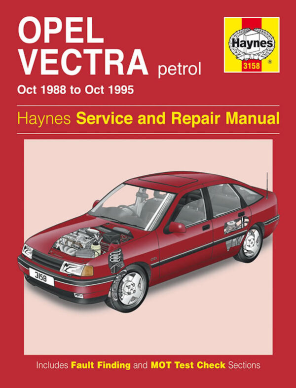 Haynes Opel reparasjonshåndbok for Opel Vectra Petrol (Oct 88 - Oct 95)