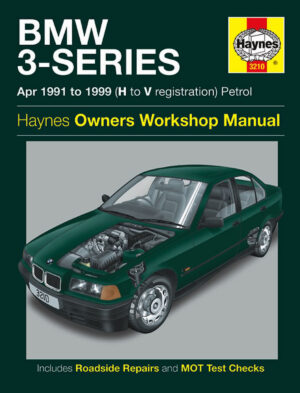 Haynes BMW reparasjonshåndbok for BMW 3-Series Petrol (Apr 91 - 99) H to V