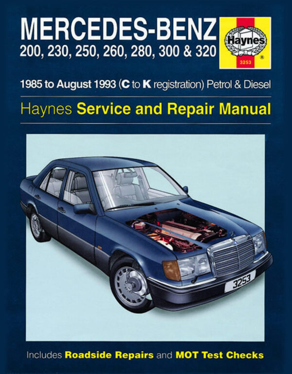 Haynes Mercedes-Benz reparasjonshåndbok for Mercedes-Benz 124 Series Petrol & Diesel (85 - Aug 93) C to K