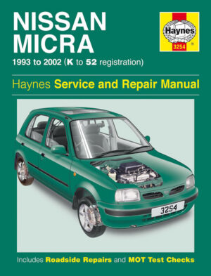 Haynes Nissan reparasjonshåndbok for Nissan Micra (93 - 02) K to 52