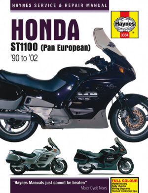 Haynes Honda reparasjonshåndbok for Honda ST1100 Pan European V-Fours (90 - 02)