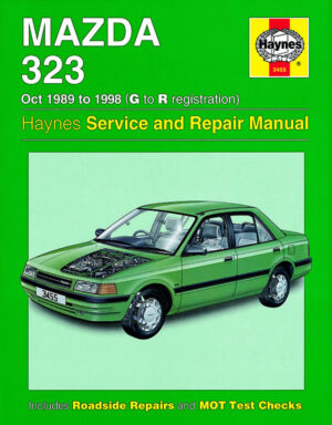 Haynes Mazda reparasjonshåndbok for Mazda 323 (Oct 89 - 98) G to R