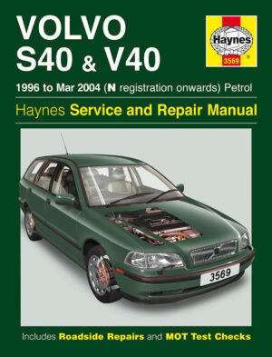 Haynes Volvo reparasjonshåndbok for Volvo S40 & V40 Petrol (96 - Mar 04) N to 04