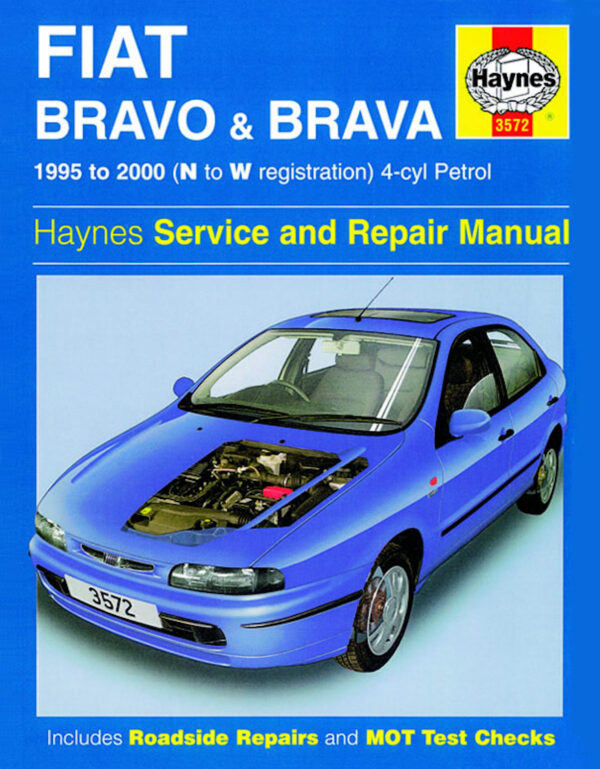 Haynes FIAT reparasjonshåndbok for Fiat Bravo & Brava Petrol (95 - 00) N to W