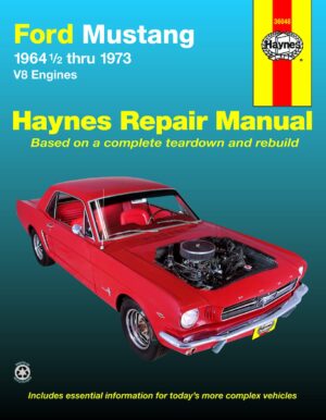 Haynes Ford reparasjonshåndbok for Ford Mustang V8 ‘64 1/2 - ‘73