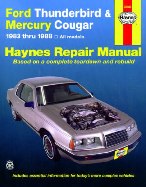 Haynes Ford reparasjonshåndbok for Ford Thunderbird & Mercury Cougar ‘83 - ‘88