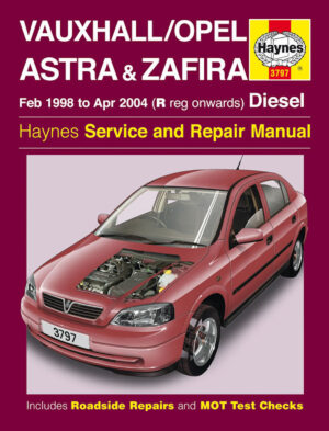 Haynes Opel reparasjonshåndbok for Vauxhall/Opel Astra & Zafira Diesel (Feb 98 - Apr 04) R to 04