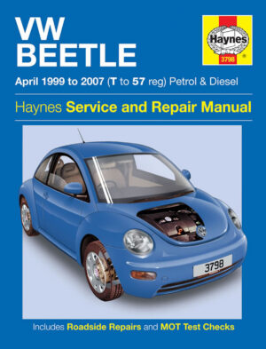 Haynes Volkswagen reparasjonshåndbok for VW Beetle Petrol & Diesel (Apr 99 - 07) T to 57