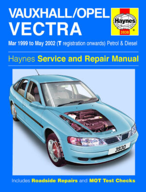 Haynes Opel reparasjonshåndbok for Vauxhall/Opel Vectra Petrol & Diesel (Mar 99 - May 02) T to 02