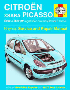 Haynes Citroen reparasjonshåndbok for Citroën Xsara Picasso Petrol & Diesel (00 - 02) W to 52