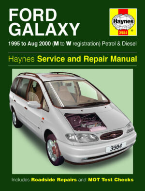 Haynes Ford reparasjonshåndbok for Ford Galaxy Petrol & Diesel (95 - Aug 00) M to W