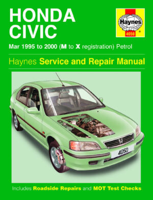 Haynes Honda reparasjonshåndbok for Honda Civic Petrol (Mar 95 - 00) M to X