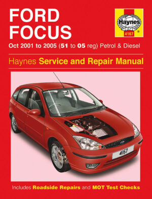 Haynes Ford reparasjonshåndbok for Ford Focus Petrol & Diesel (Oct 01 - 05) 51 to 05