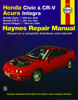 Haynes Honda reparasjonshåndbok for Honda Civic ‘96 - ‘00