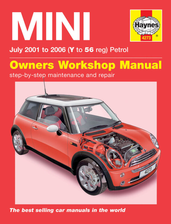 Haynes MINI reparasjonshåndbok for MINI Petrol (July 01 - 06) Y to 56