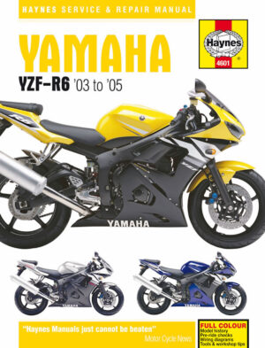 Haynes Yamaha reparasjonshåndbok for Yamaha YZF-R6 (03 - 05)