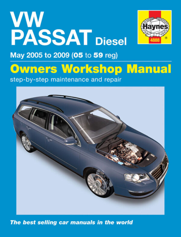 Haynes Volkswagen reparasjonshåndbok for VW Passat Diesel (June 05 to 10) 05 to 60