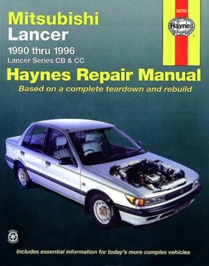 Haynes Mitsubishi reparasjonshåndbok for Mitsubishi Lancer (90 - 96)