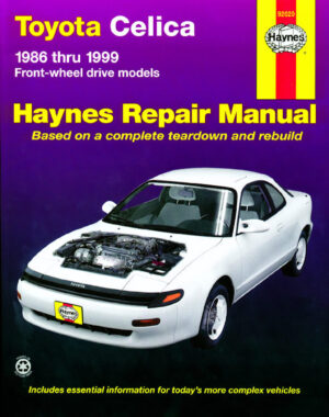 Haynes Toyota reparasjonshåndbok for Toyota Celica (FWD) ‘86 - ‘99