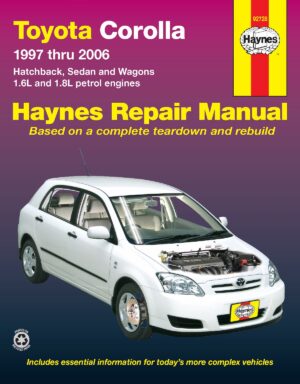 Haynes Toyota reparasjonshåndbok for Toyota Corolla (97 - 06)