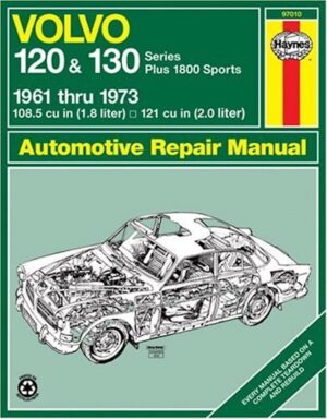 Haynes Volvo reparasjonshåndbok for Volvo 120 & 130 Series & 1800 ‘61 - ‘73