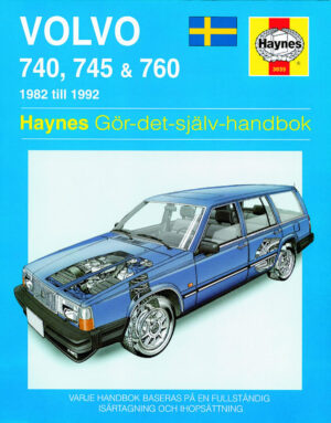 Haynes Volvo reparasjonshåndbok for Volvo 740