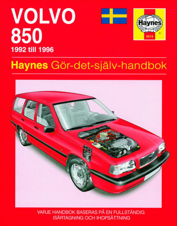 Haynes Volvo reparasjonshåndbok for Volvo 850 (92 - 96)