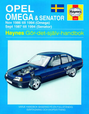 Haynes Opel reparasjonshåndbok for Opel Omega & Senator Forside