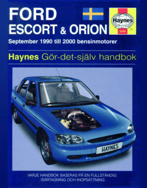 Haynes Ford reparasjonshåndbok for Ford Escort & Orion (90 - 00)